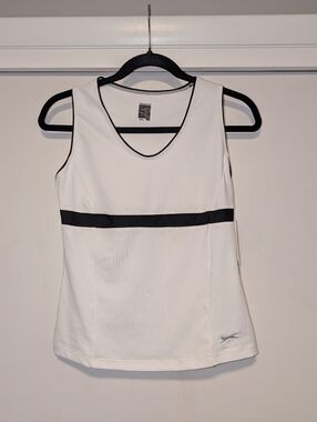 Slazenger Colorblock White Tennis Tank